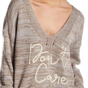 Wildfox Beige Knit Sweater